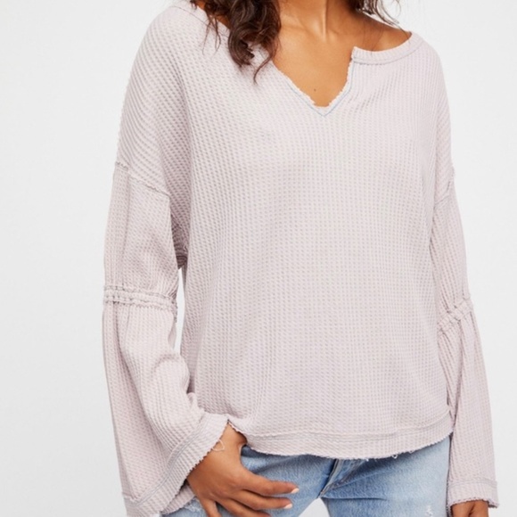 Free People Tops - Free People Dahlia Thermal Knit Top  S